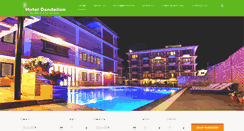 Desktop Screenshot of hoteldandelion.com
